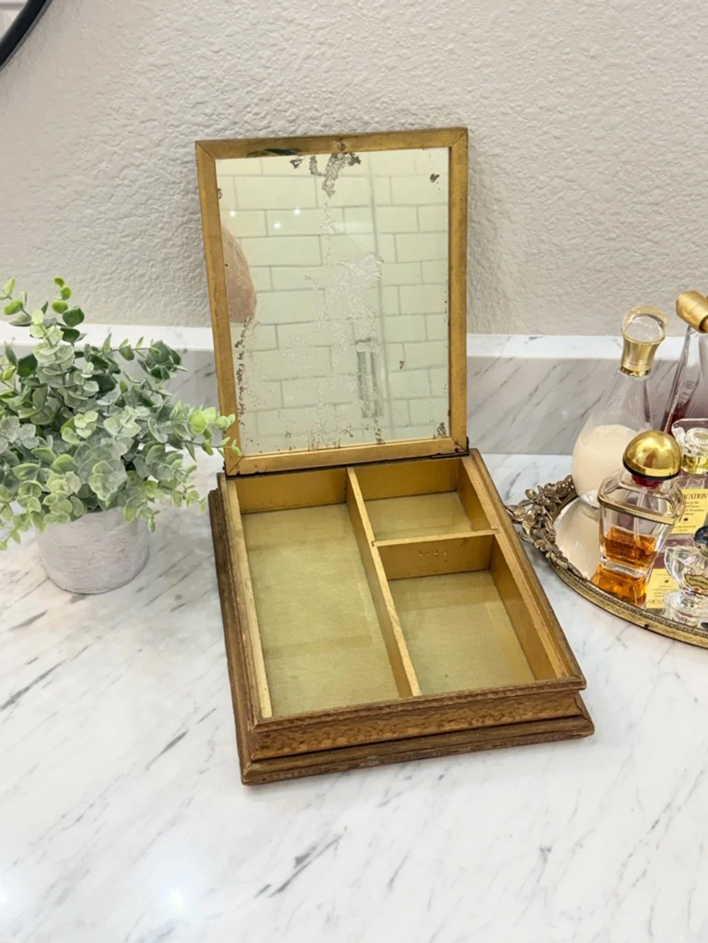 Rare antique Godey’s jewelry box dating to 1845 — over 175 years old!